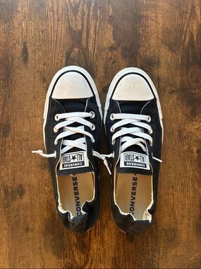Converse Black and White Low Top Sneakers